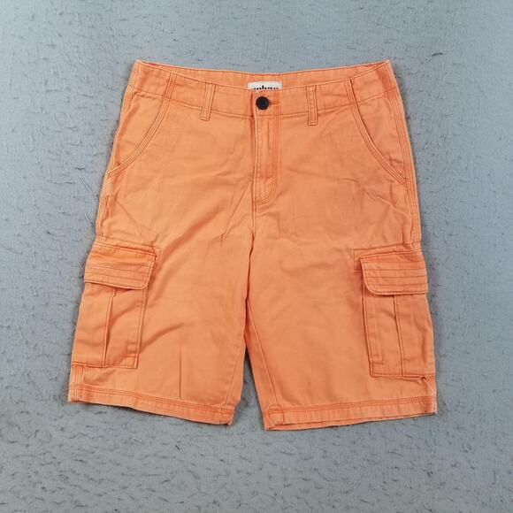 Urban Pipeline Shorts Mens 32 Orange Cargo Flat Front Pockets Casual Summer - Picture 1 of 14